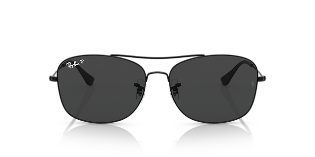 RB3799 Zwart MetaalSunglass Frames van B24, Vooraanzicht