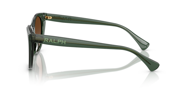 RA5324U Shiny Transparent Green AcetaatSunglass Frames van B24, Zijaanzicht