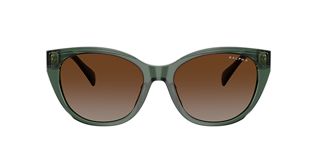 RA5324U Shiny Transparent Green AcetaatSunglass Frames van B24, met getinte lenzen