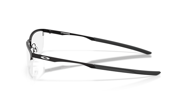 Liteboard Schwarz satiniert MetallEyeglass Frames von B24, Seitenansicht