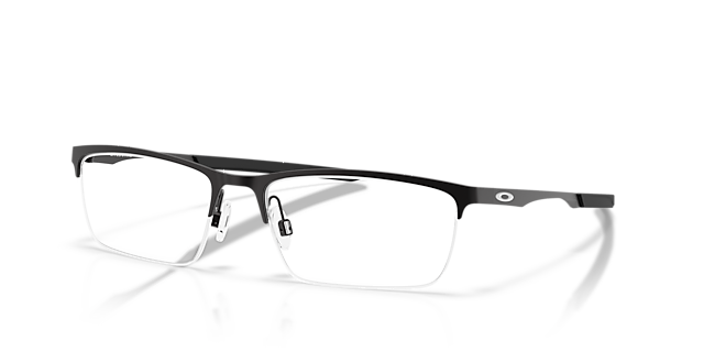 Liteboard Schwarz satiniert MetallEyeglass Frames von B24, Dreiviertelansicht