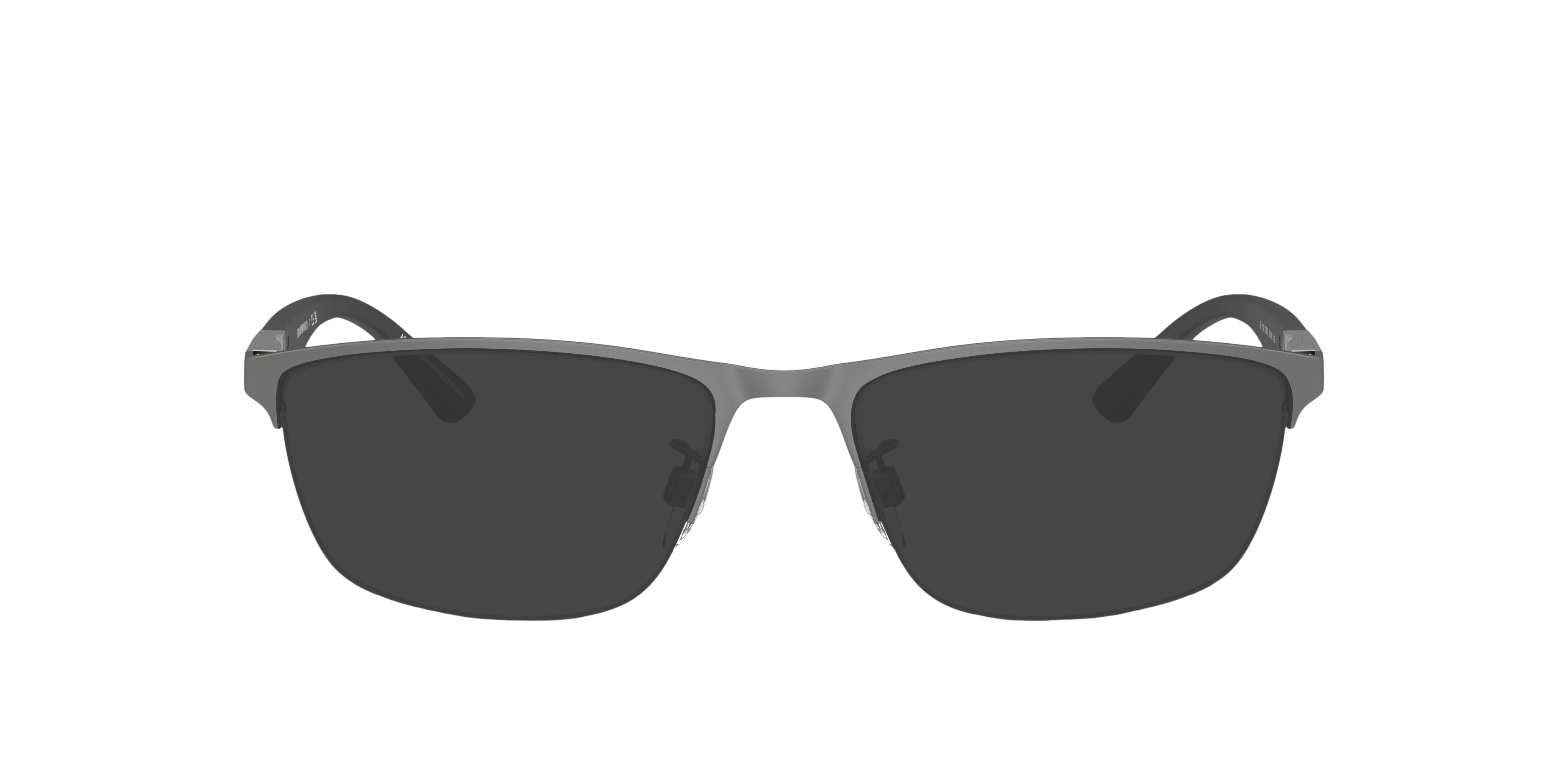 EA1142 Mat Staalgrijs MetaalEyeglass Frames van B24, met getinte lenzen