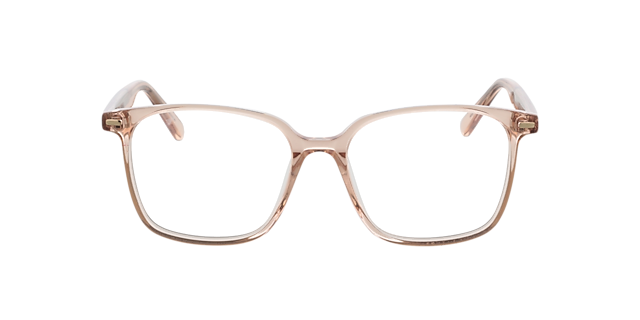 Taylor Kristal licht oranje AcetaatEyeglass Frames van B24, Vooraanzicht