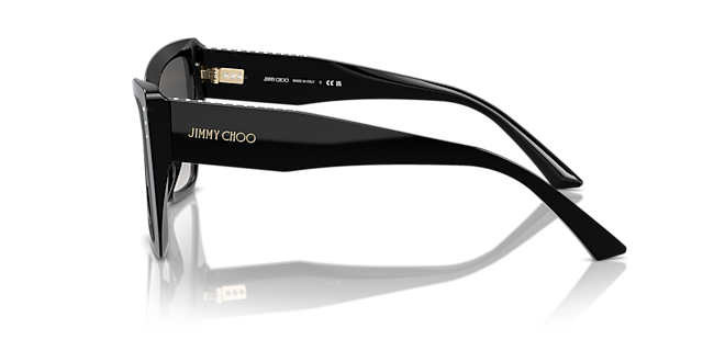 JC5001B Schwarz AcetatSunglass Frames von B24, Seitenansicht