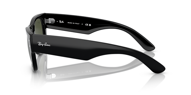 RB0840S Schwarz KunststoffSunglass Frames von B24, Seitenansicht