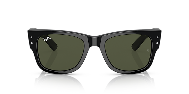 RB0840S Schwarz KunststoffSunglass Frames von B24, Vorderansicht