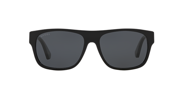 GG0341S Zwart AcetaatSunglass Frames van B24, Vooraanzicht