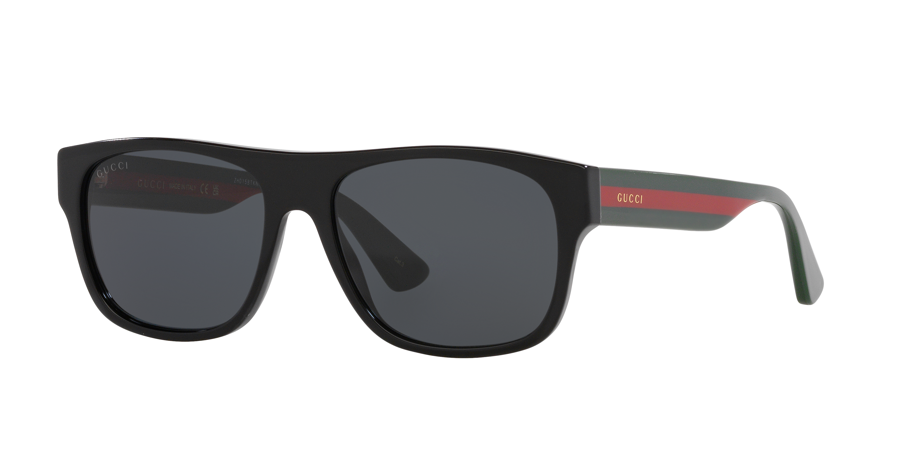 GG0341S Schwarz AcetatSunglass Frames von B24, Dreiviertelansicht