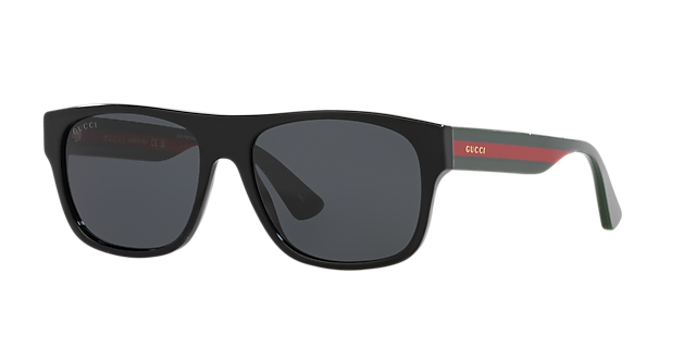 GG0341S Zwart AcetaatSunglass Frames van B24, Hoekweergave