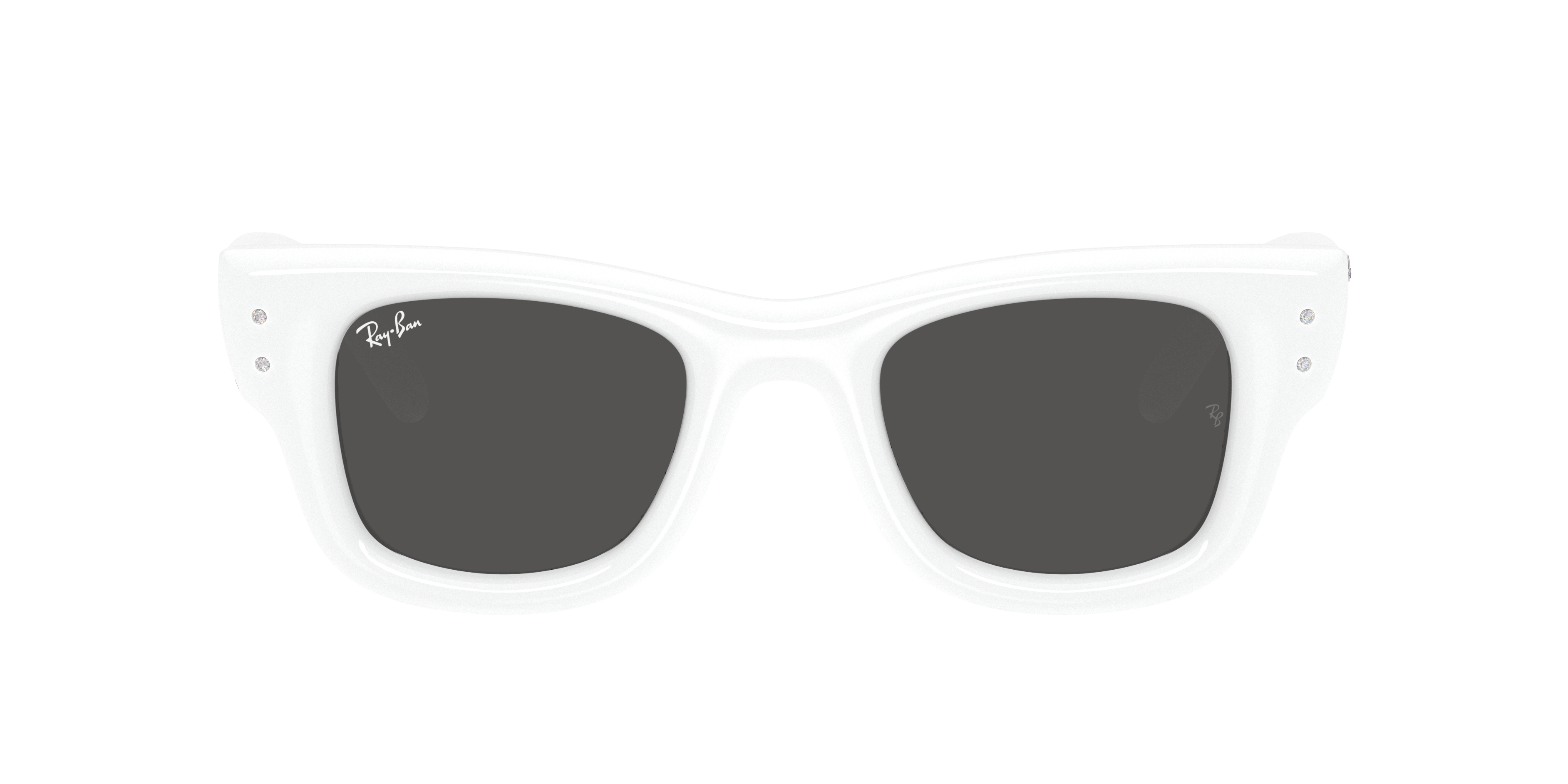RB4940B White & Strass KunststoffSunglass Frames von B24, mit getönten Gläsern