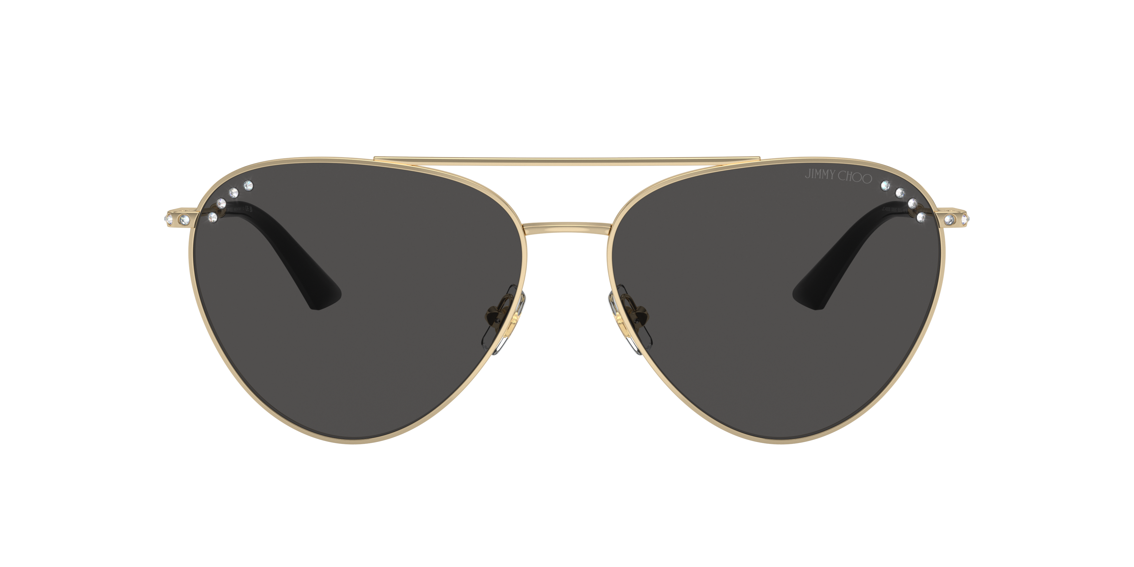 JC4002B Lichtgoud MetaalSunglass Frames van B24, met getinte lenzen