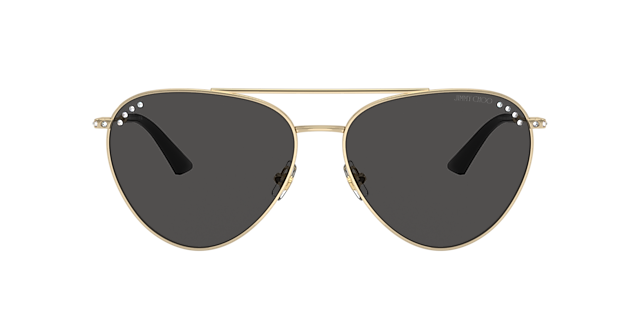 JC4002B Hellgold MetallSunglass Frames von B24, mit getönten Gläsern