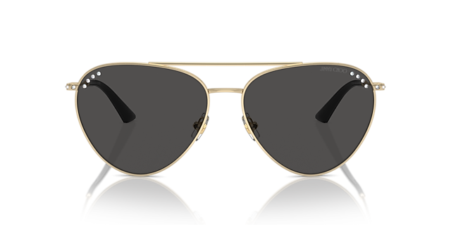 JC4002B Hellgold MetallSunglass Frames von B24, Vorderansicht