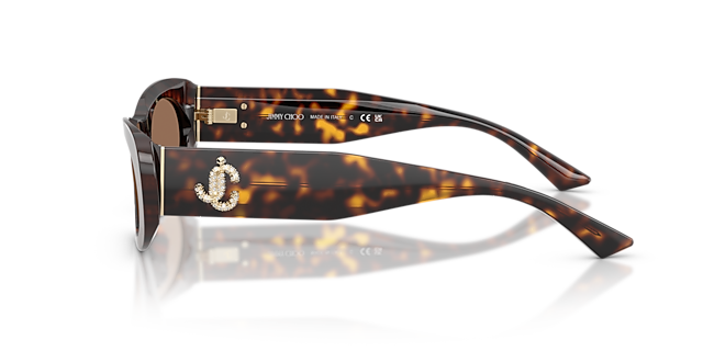 JC5038BU Havana AcetatSunglass Frames von B24, Seitenansicht