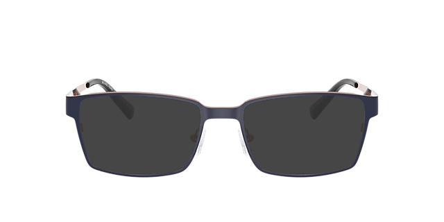 MK3107 Navy MetallEyeglass Frames von B24, mit getönten Gläsern