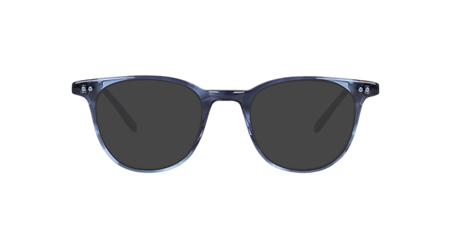 Burton Crystal Smokey Prussian AcetaatEyeglass Frames van B24, met getinte lenzen