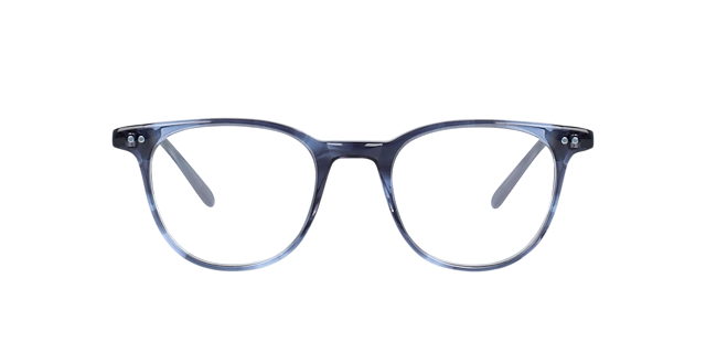 Burton Crystal Smokey Prussian AcetaatEyeglass Frames van B24, Vooraanzicht