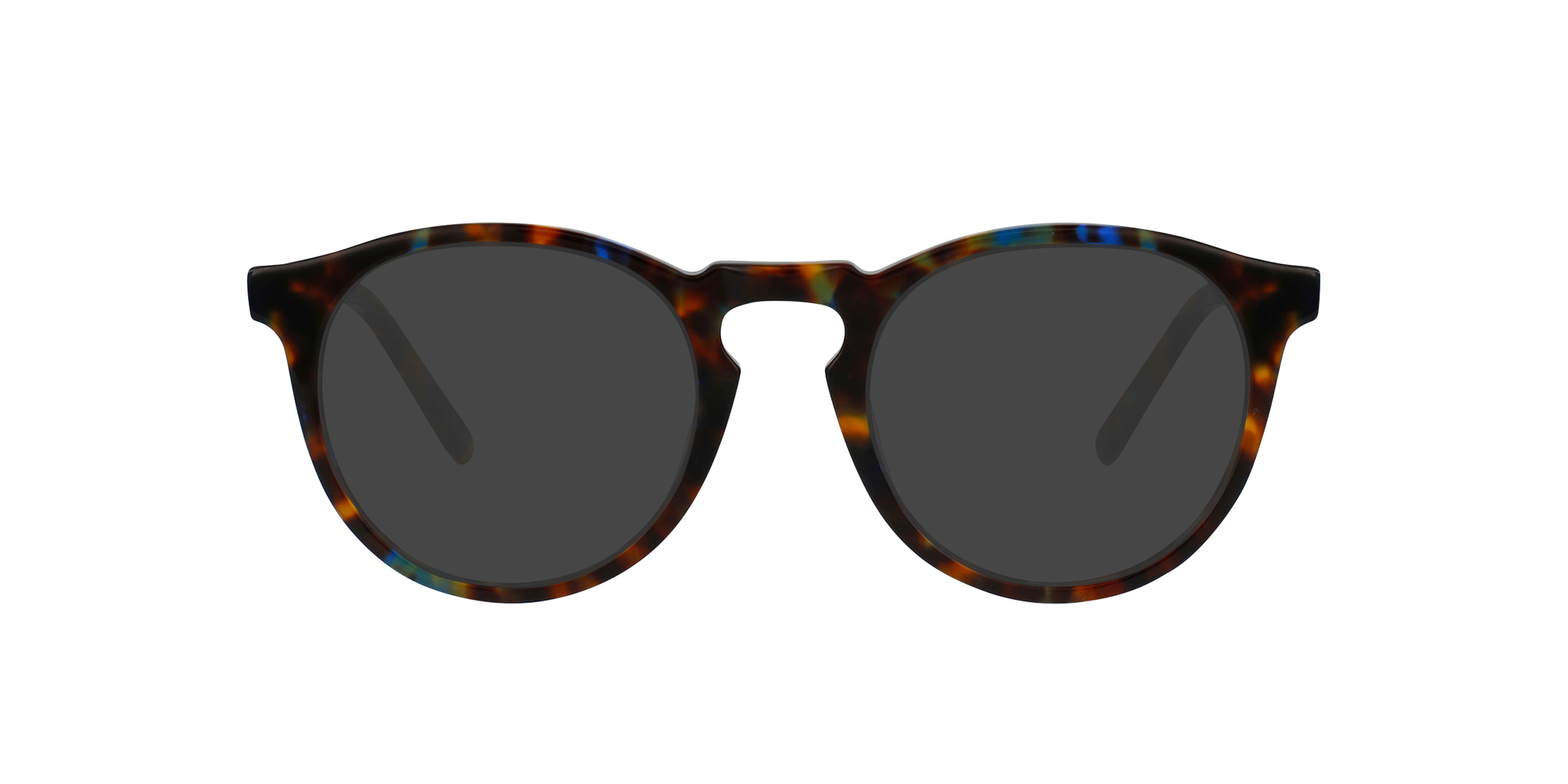 Sam Admiral Tortoise AcetaatEyeglass Frames van B24, met getinte lenzen