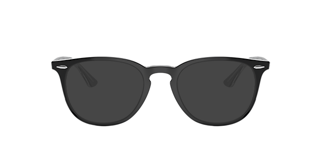 RB7159 Zwart op transparant KunststofEyeglass Frames van B24, met getinte lenzen