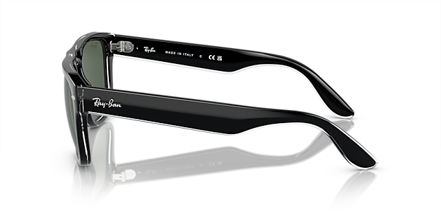 RB4407 Schwarz transparent KunststoffSunglass Frames von B24, Seitenansicht