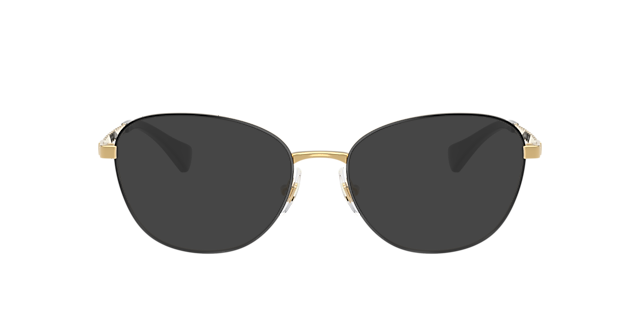 RA6063 Glanzend zwart MetaalEyeglass Frames van B24, met getinte lenzen