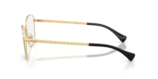 RA6063 Glanzend zwart MetaalEyeglass Frames van B24, Zijaanzicht