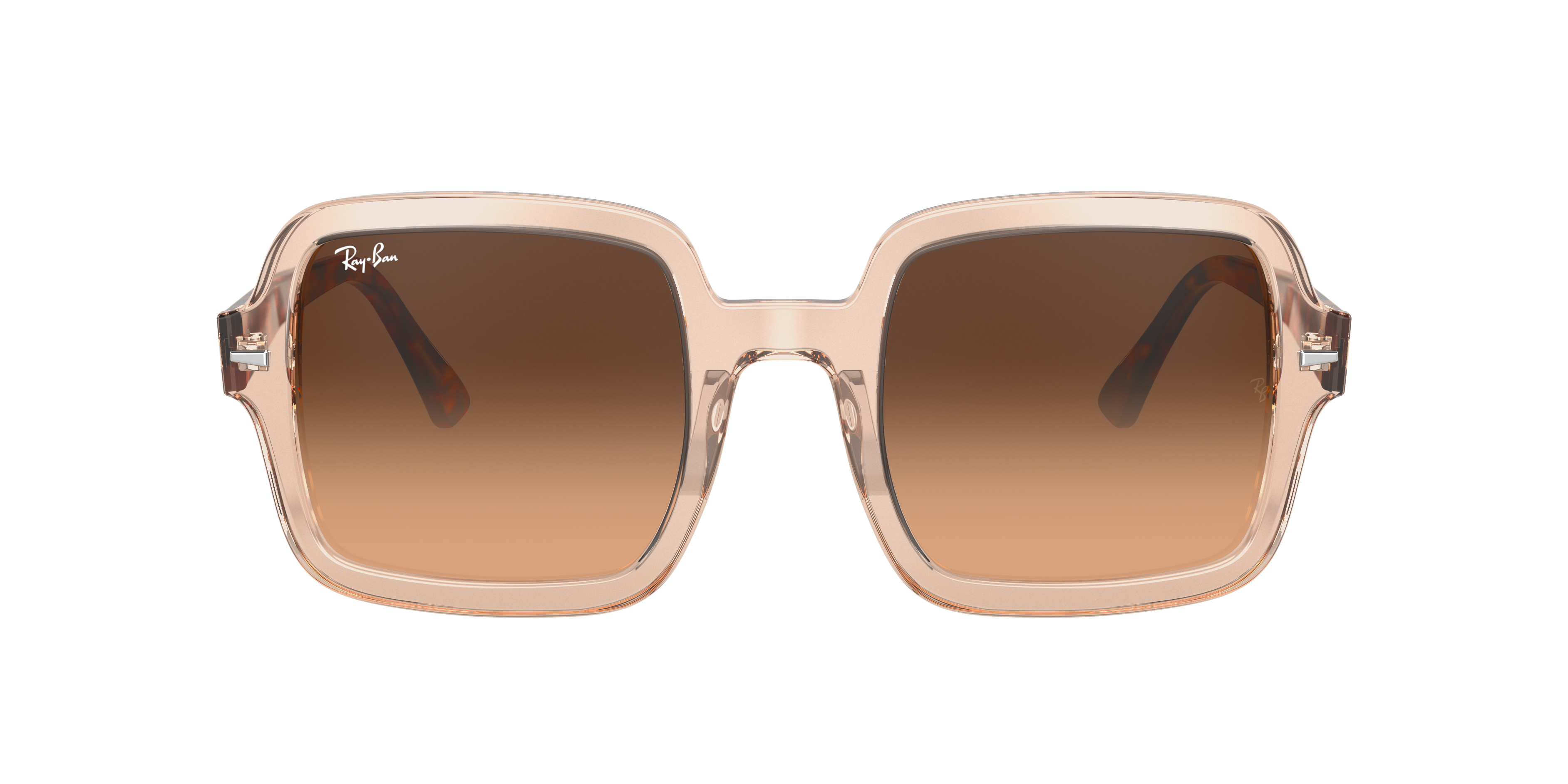 RB2188 Transparant bruin AcetaatSunglass Frames van B24, met getinte lenzen