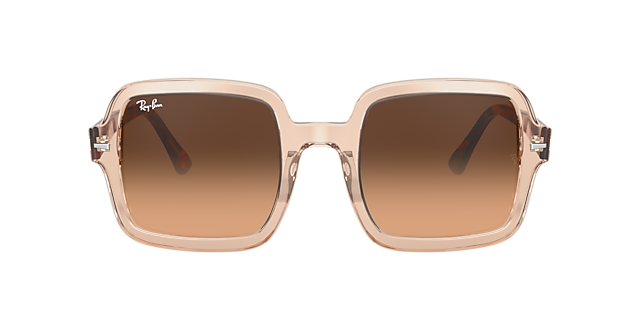 RB2188 Transparant bruin AcetaatSunglass Frames van B24, met getinte lenzen