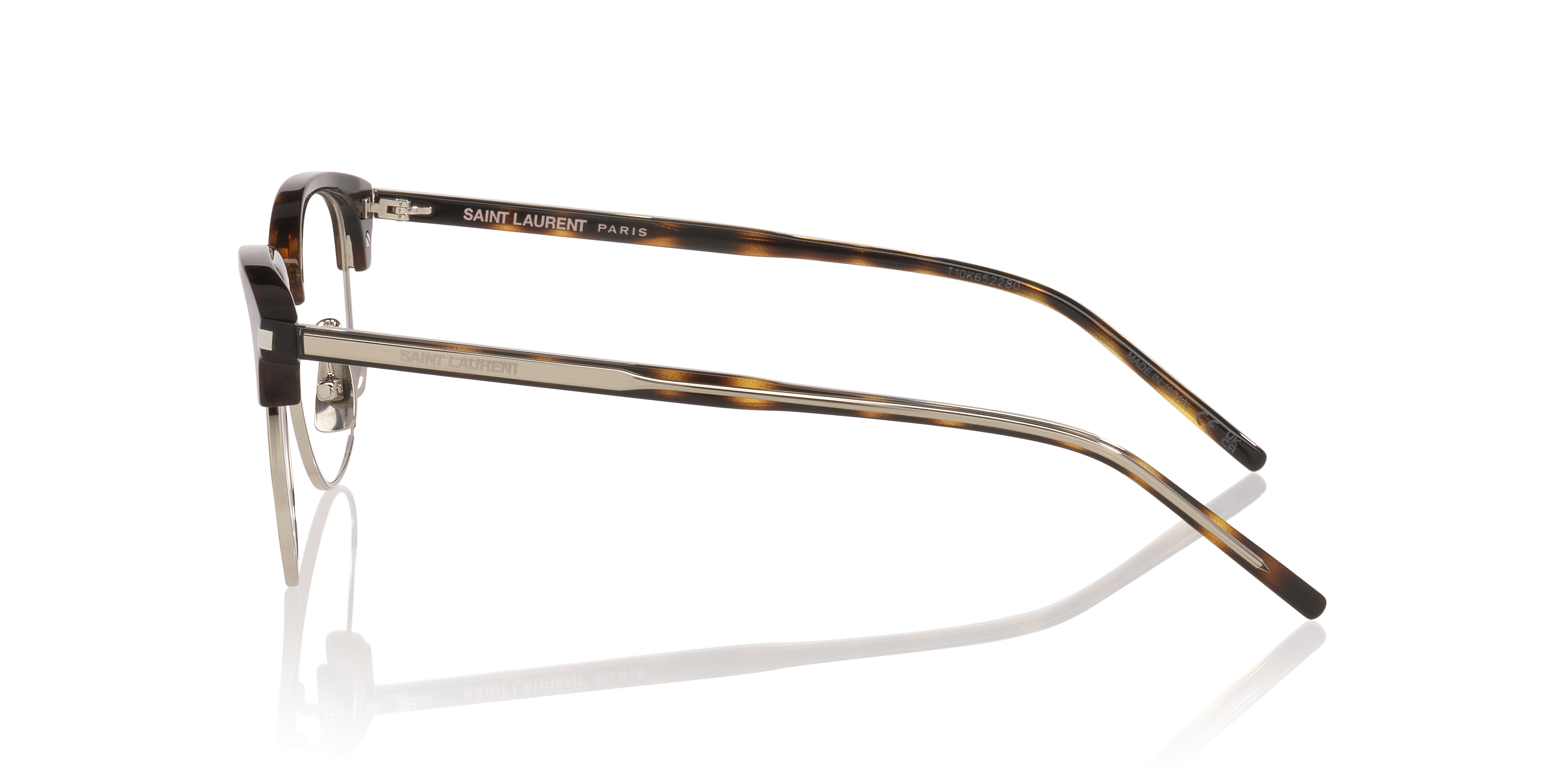 SL 779 Tortoise AcetaatEyeglass Frames van B24, Zijaanzicht