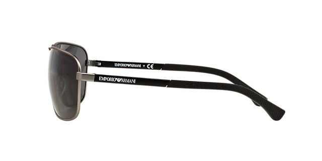 EA2033 Rubber staalgrijs MetaalSunglass Frames van B24, Zijaanzicht