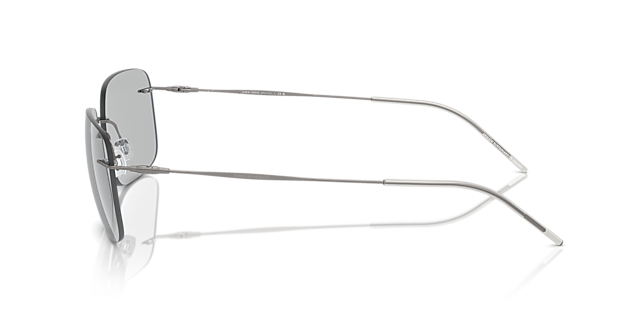 AR1512M Mat Staalgrijs MetaalSunglass Frames van B24, Zijaanzicht