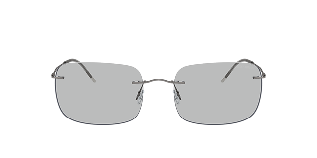 AR1512M Mat Staalgrijs MetaalSunglass Frames van B24, met getinte lenzen