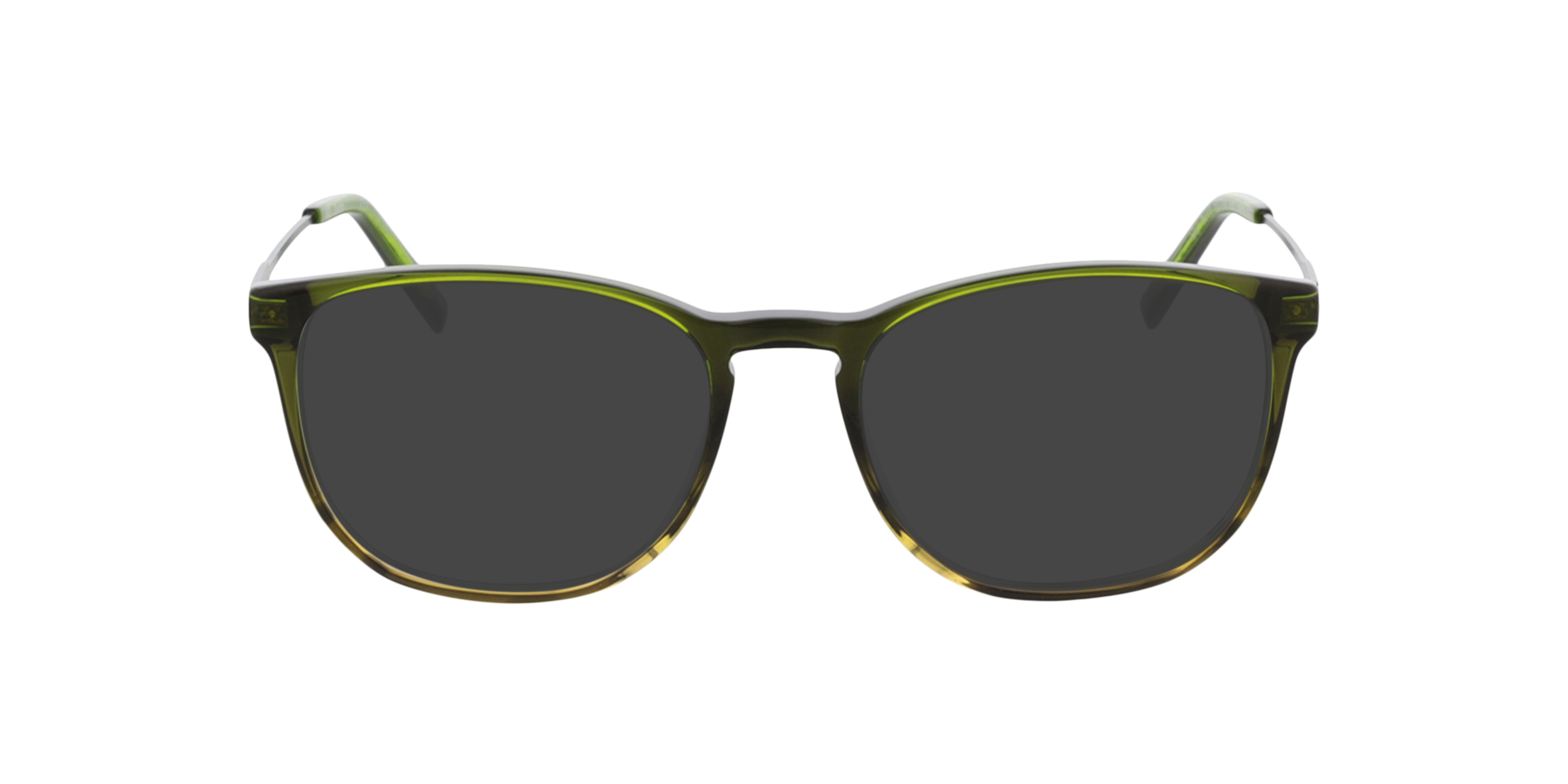 Dustin Gradiënt kaki  &  kaki AcetaatEyeglass Frames van B24, met getinte lenzen