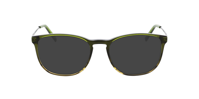 Dustin Gradiënt kaki  &  kaki AcetaatEyeglass Frames van B24, met getinte lenzen