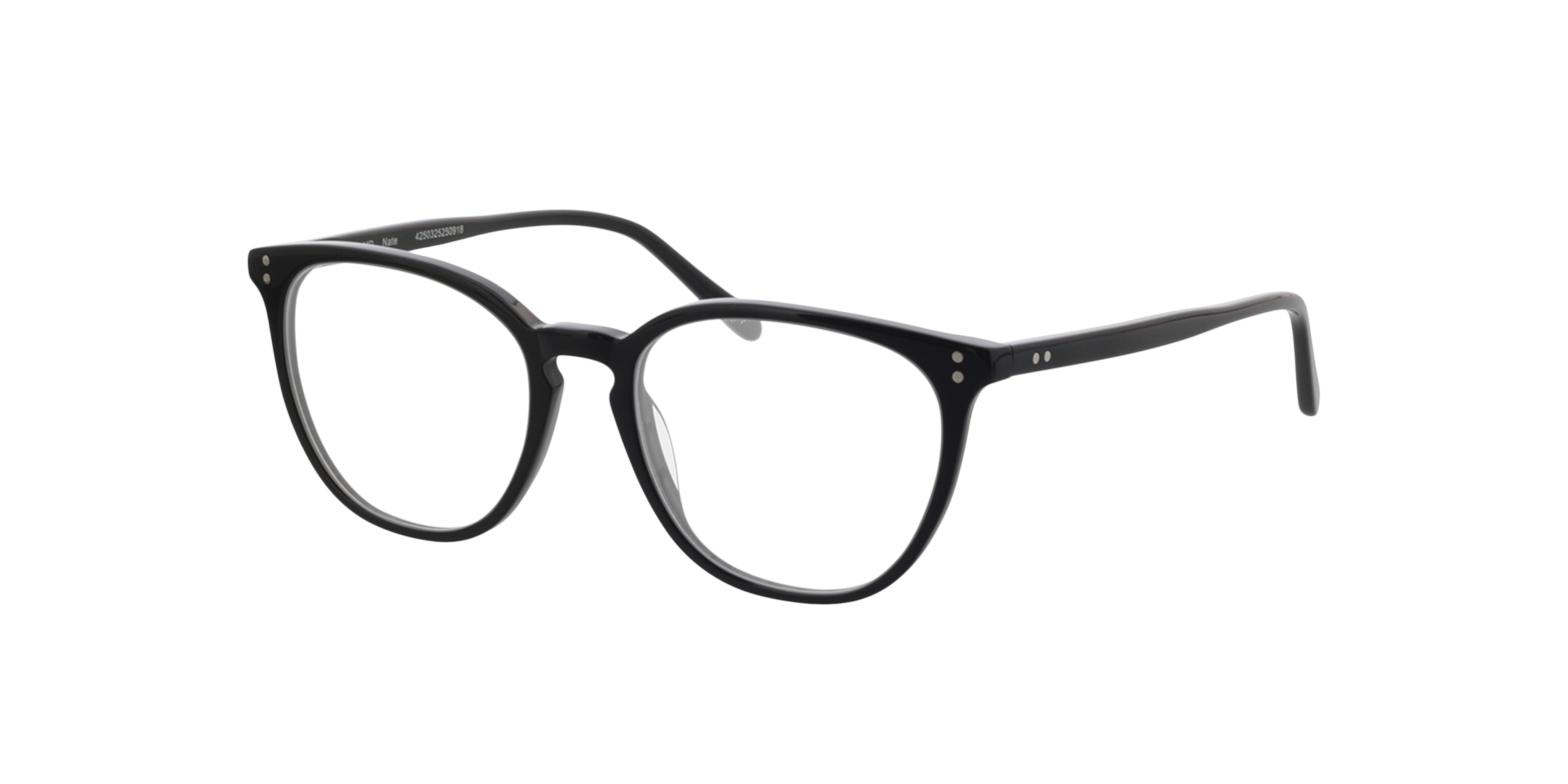 Nate Zwart AcetaatEyeglass Frames van B24, Hoekweergave