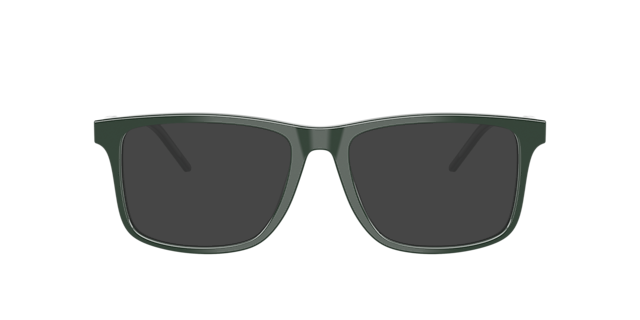 EA3257 Shiny Green AcetaatEyeglass Frames van B24, met getinte lenzen