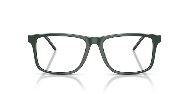 EA3257 Shiny Green AcetaatEyeglass Frames van B24, Vooraanzicht