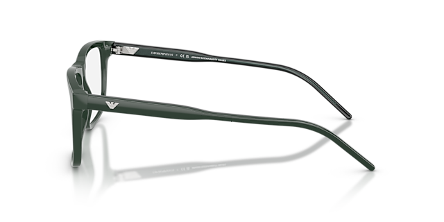 EA3257 Shiny Green AcetaatEyeglass Frames van B24, Zijaanzicht