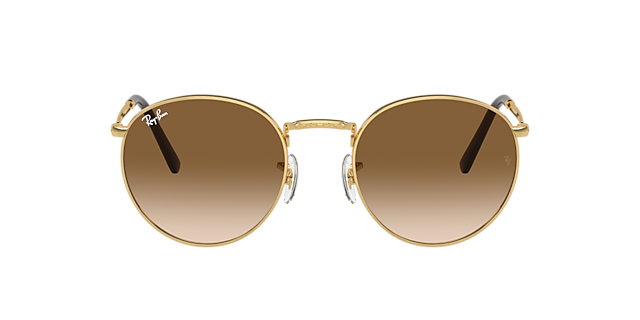 New Round Arista goud MetaalSunglass Frames van B24, met getinte lenzen