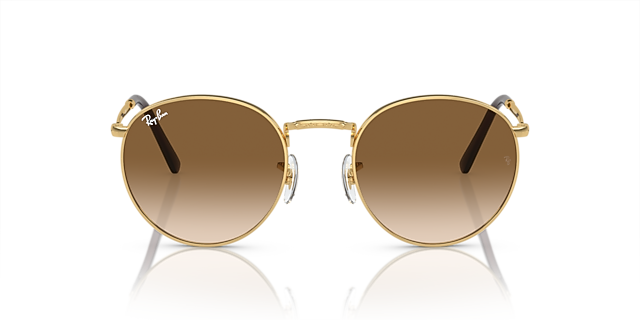 New Round Arista goud MetaalSunglass Frames van B24, Vooraanzicht