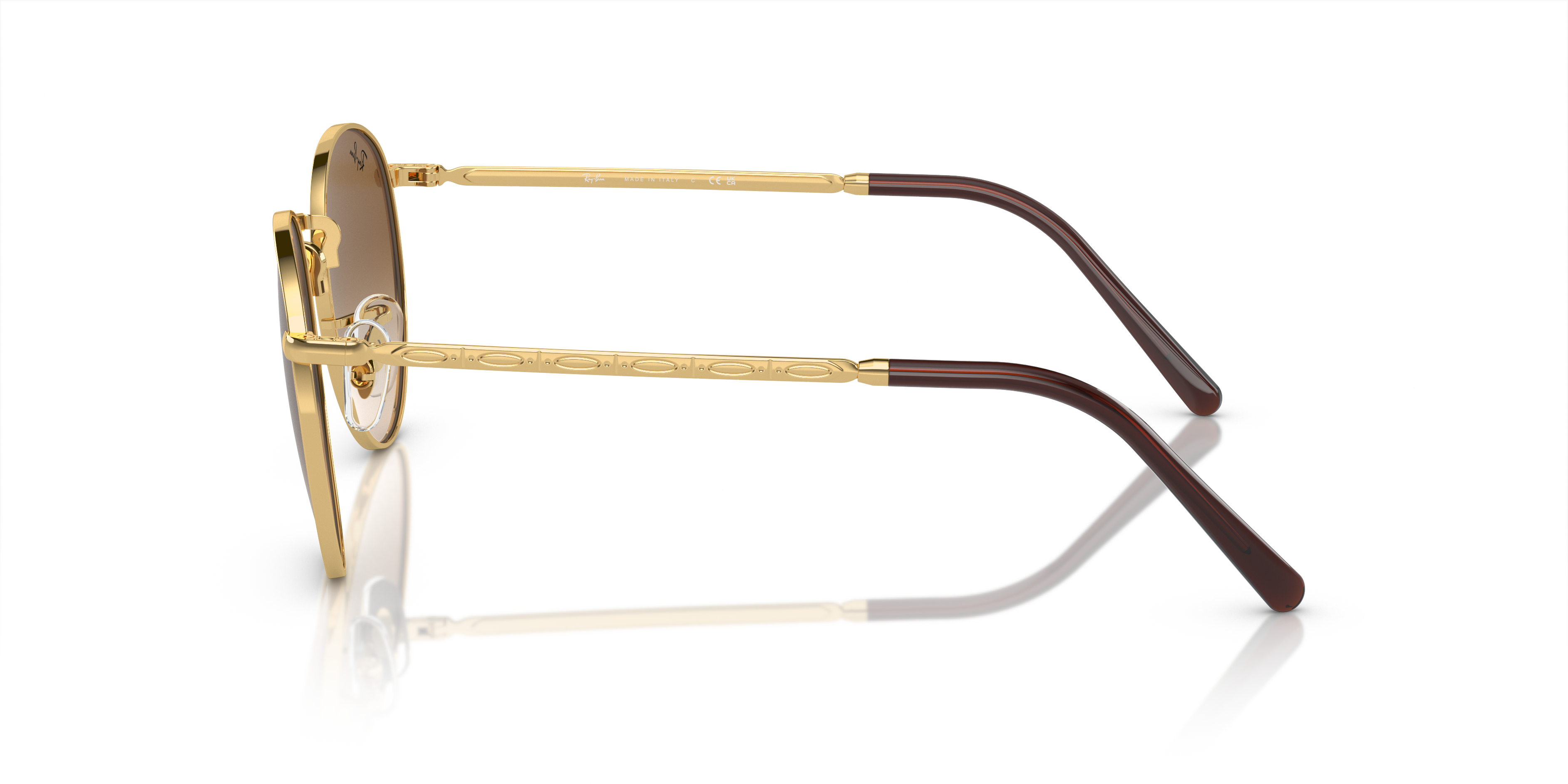 RB3637 Arista goud MetaalSunglass Frames van B24, Zijaanzicht