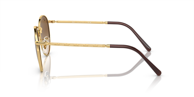 New Round Arista goud MetaalSunglass Frames van B24, Zijaanzicht