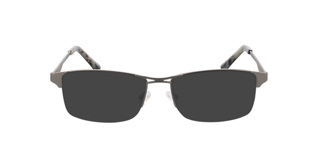 Bilbao Silver  &  Black  &  Grey Havana MetallEyeglass Frames von B24, mit getönten Gläsern
