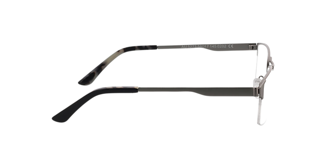 Bilbao Silver  &  Black  &  Grey Havana MetallEyeglass Frames von B24, Seitenansicht