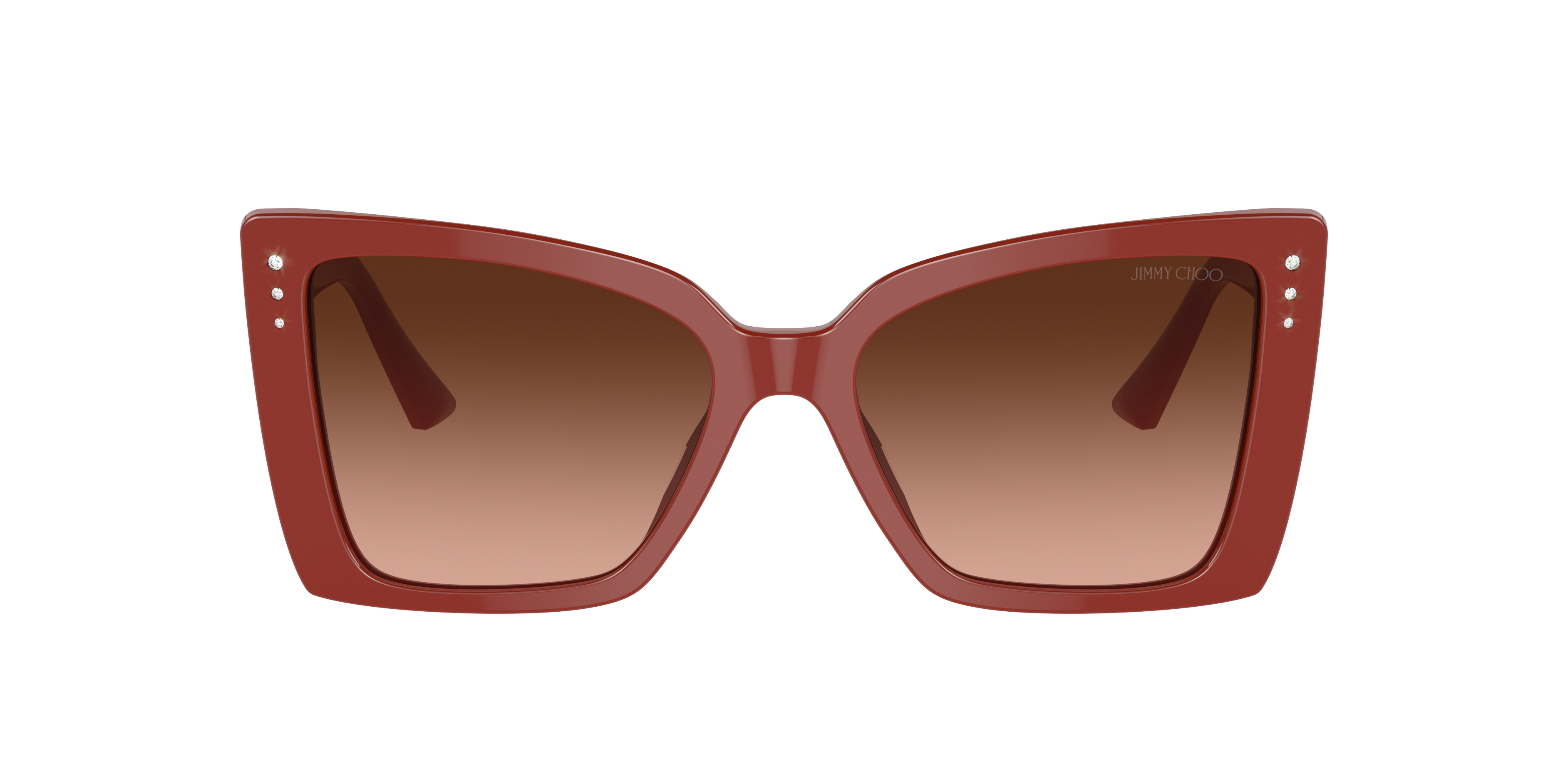 JC5001B Rot AcetatSunglass Frames von B24, mit getönten Gläsern