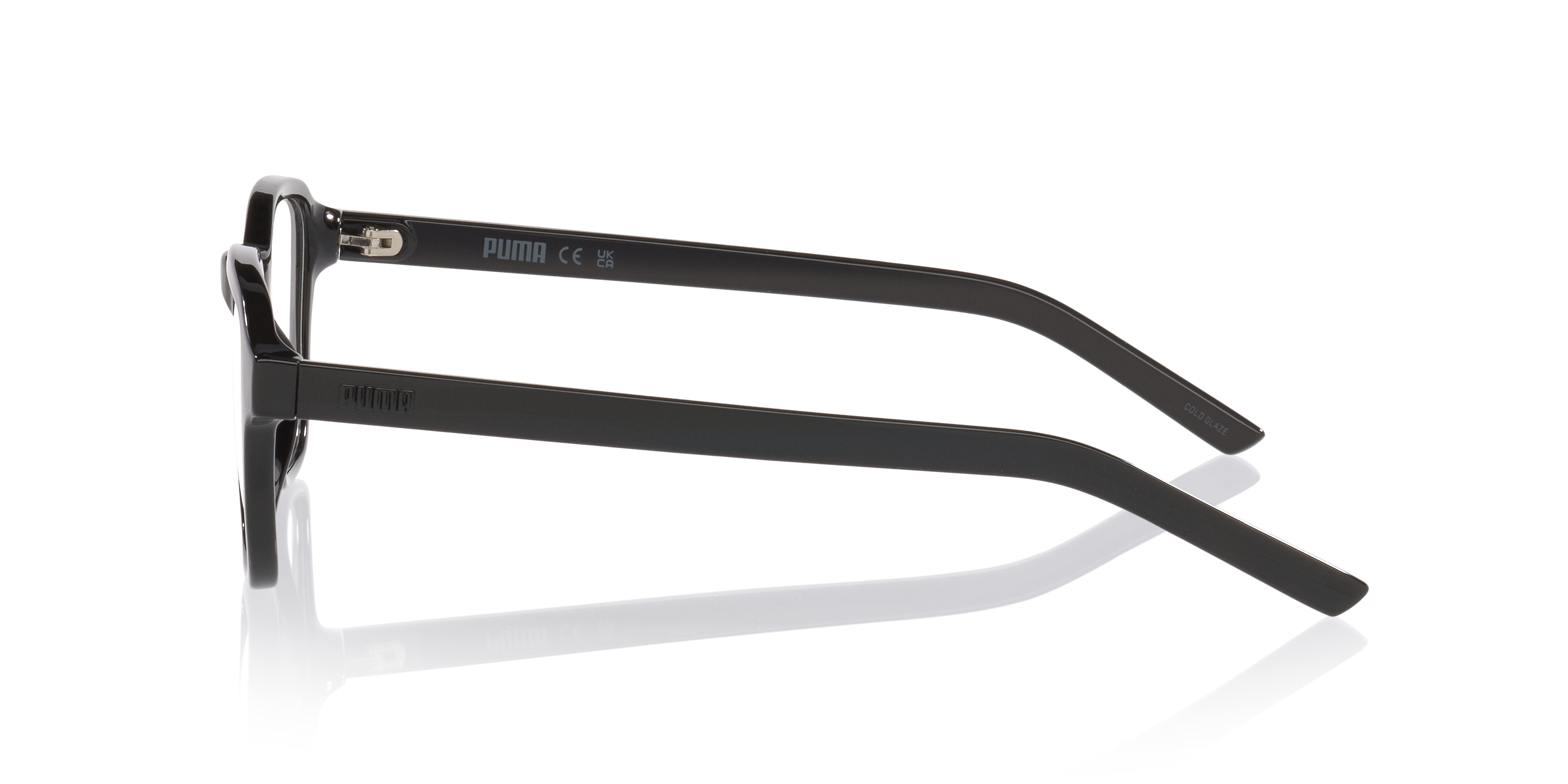 PU0518O Schwarz KunststoffEyeglass Frames von B24, Seitenansicht