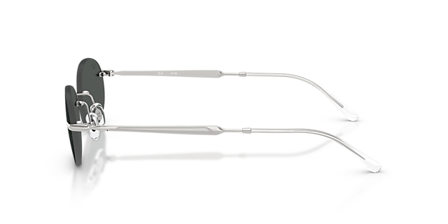 RB3767 Zilver MetaalSunglass Frames van B24, Zijaanzicht