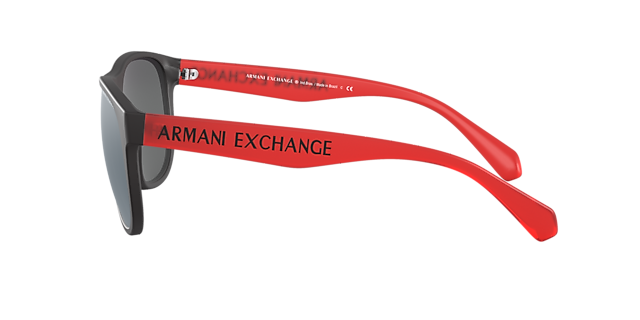 AX4096S Matt Schwarz KunststoffSunglass Frames von B24, Seitenansicht