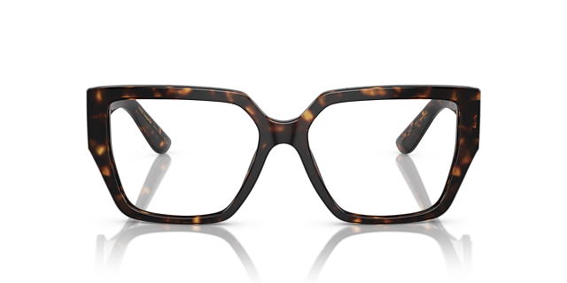 DG3373 Havana AcetaatEyeglass Frames van B24, Vooraanzicht