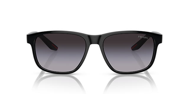 PS 06YS Schwarz KunststoffSunglass Frames von B24, Vorderansicht